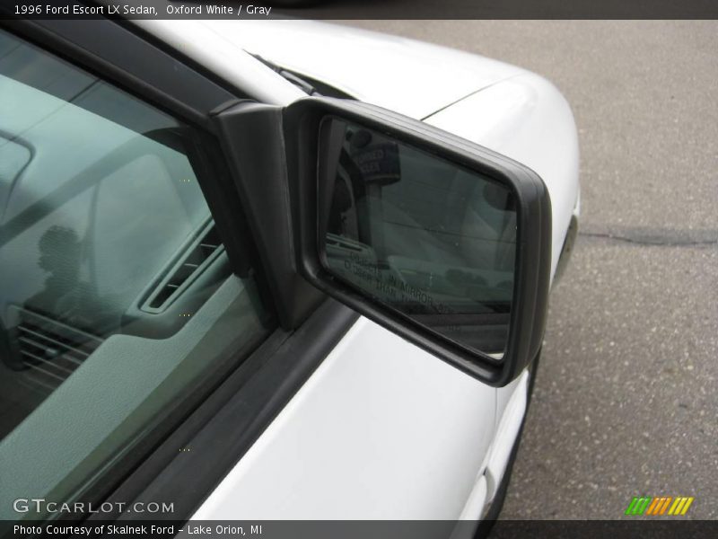 Oxford White / Gray 1996 Ford Escort LX Sedan