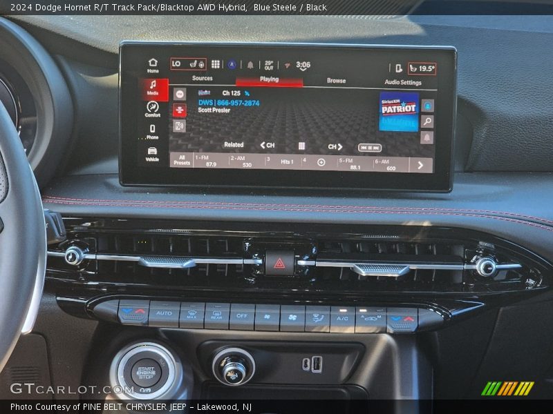 Controls of 2024 Hornet R/T Track Pack/Blacktop AWD Hybrid