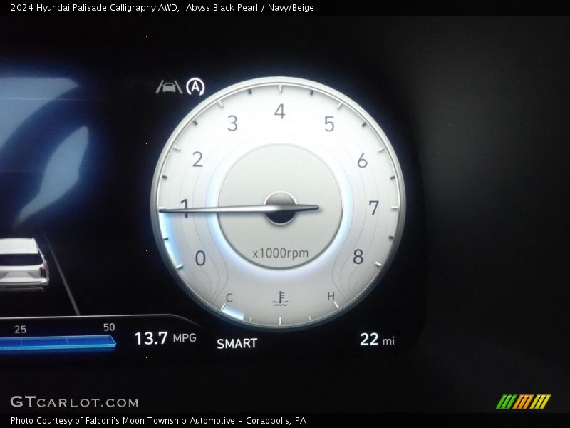 Abyss Black Pearl / Navy/Beige 2024 Hyundai Palisade Calligraphy AWD