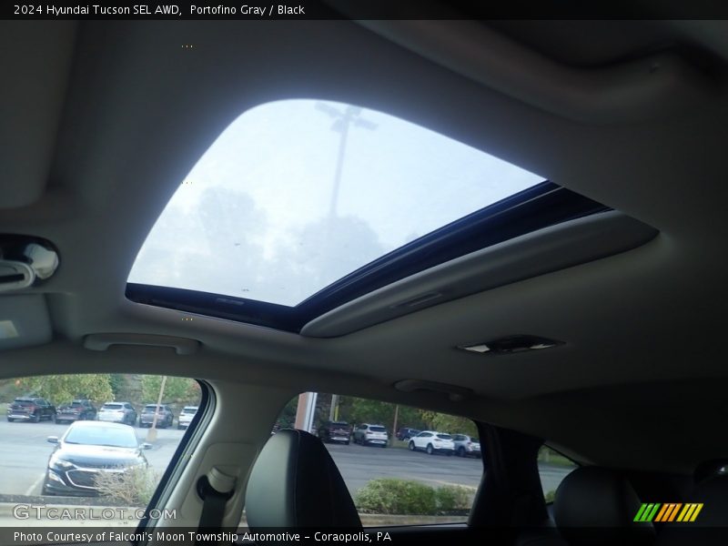 Portofino Gray / Black 2024 Hyundai Tucson SEL AWD