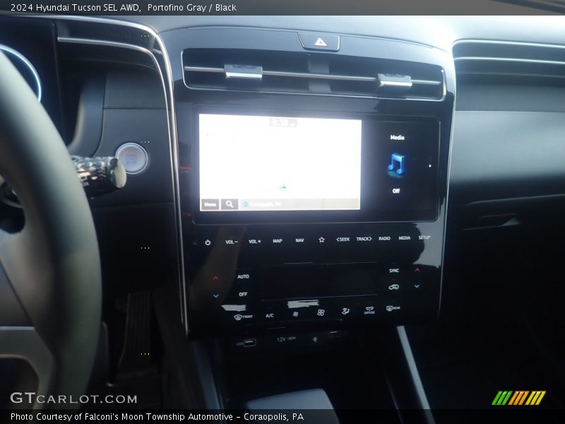 Portofino Gray / Black 2024 Hyundai Tucson SEL AWD