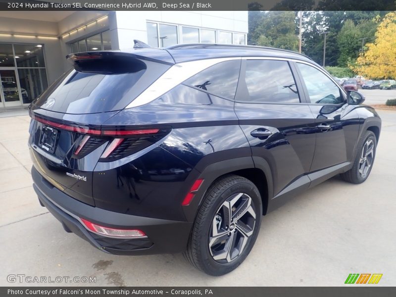 Deep Sea / Black 2024 Hyundai Tucson SEL Convenience Hybrid AWD