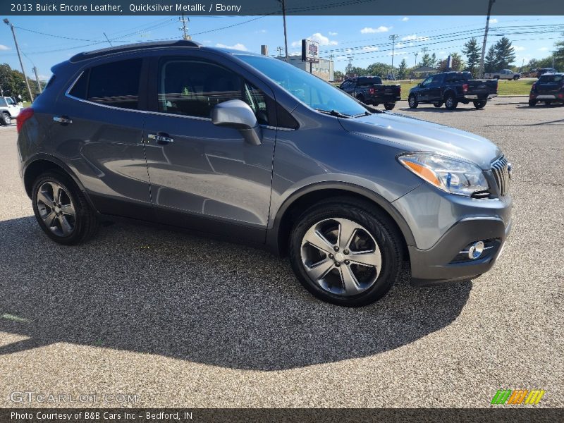 Quicksilver Metallic / Ebony 2013 Buick Encore Leather