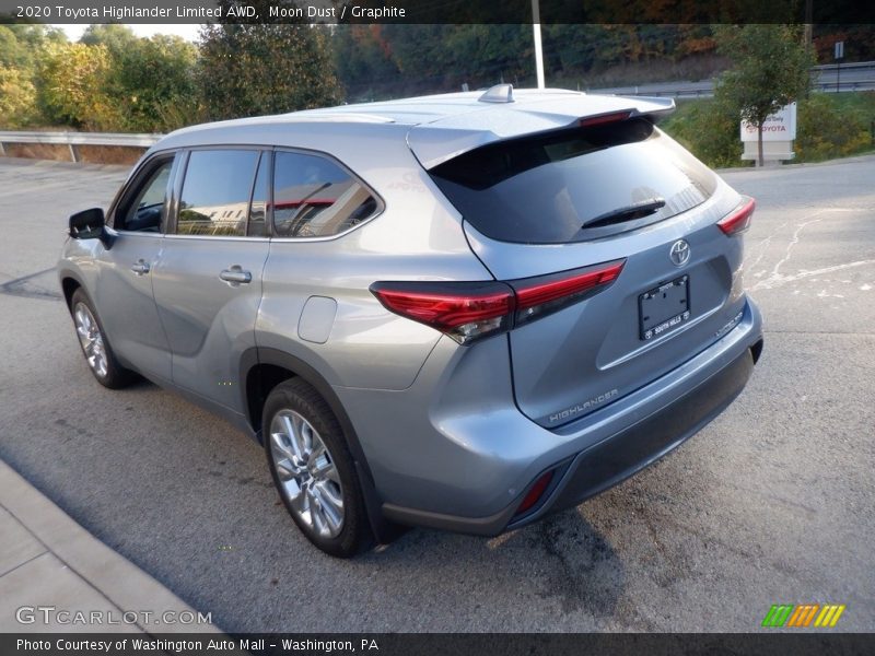 Moon Dust / Graphite 2020 Toyota Highlander Limited AWD