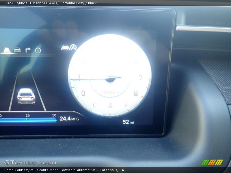 Portofino Gray / Black 2024 Hyundai Tucson SEL AWD