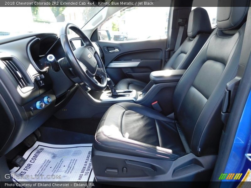Kinetic Blue Metallic / Jet Black 2018 Chevrolet Colorado ZR2 Extended Cab 4x4