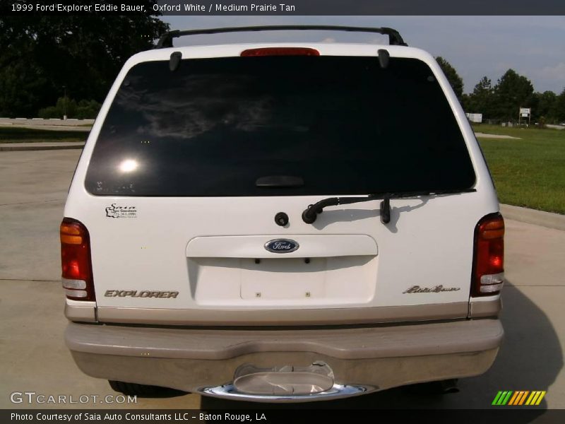 Oxford White / Medium Prairie Tan 1999 Ford Explorer Eddie Bauer