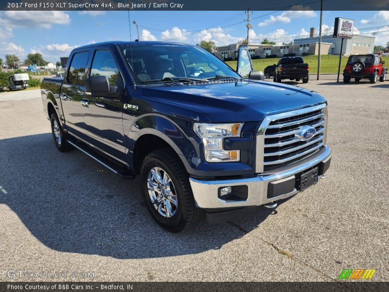 Blue Jeans / Earth Gray 2017 Ford F150 XLT SuperCrew 4x4