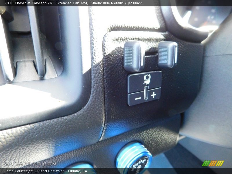 Kinetic Blue Metallic / Jet Black 2018 Chevrolet Colorado ZR2 Extended Cab 4x4