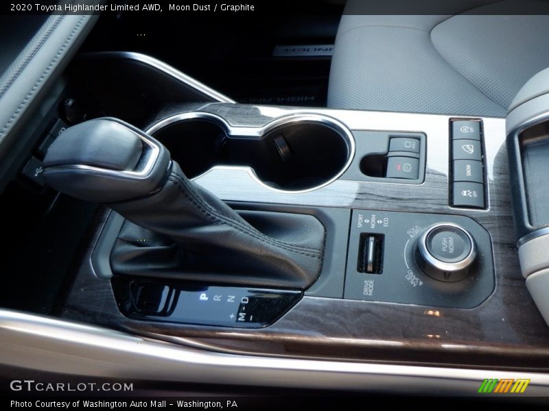  2020 Highlander Limited AWD 8 Speed Automatic Shifter