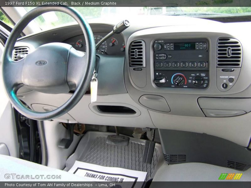 Black / Medium Graphite 1997 Ford F150 XL Extended Cab