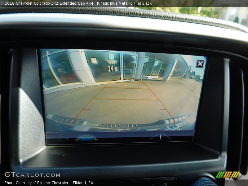 Kinetic Blue Metallic / Jet Black 2018 Chevrolet Colorado ZR2 Extended Cab 4x4