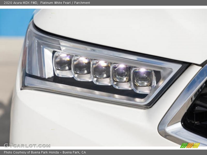 Platinum White Pearl / Parchment 2020 Acura MDX FWD