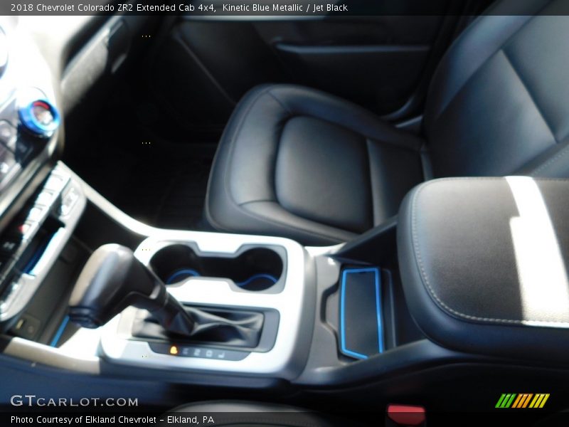 Kinetic Blue Metallic / Jet Black 2018 Chevrolet Colorado ZR2 Extended Cab 4x4