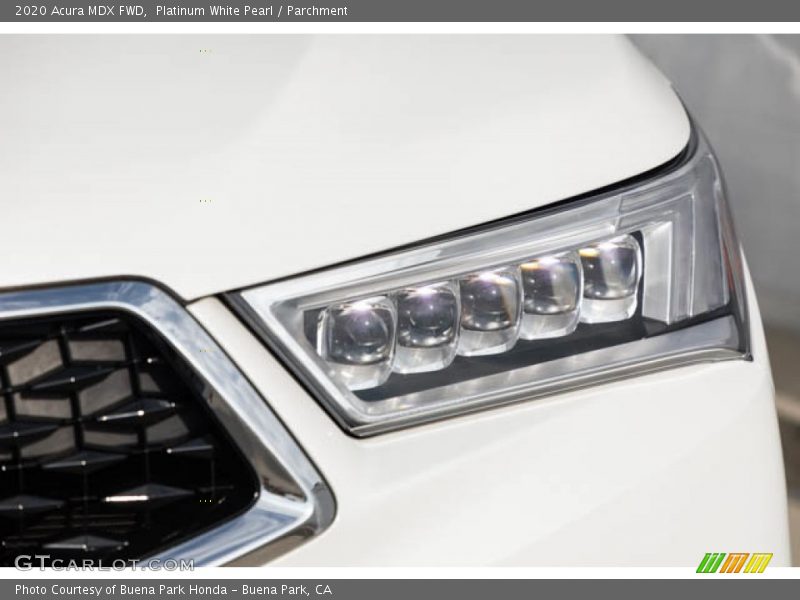 Platinum White Pearl / Parchment 2020 Acura MDX FWD