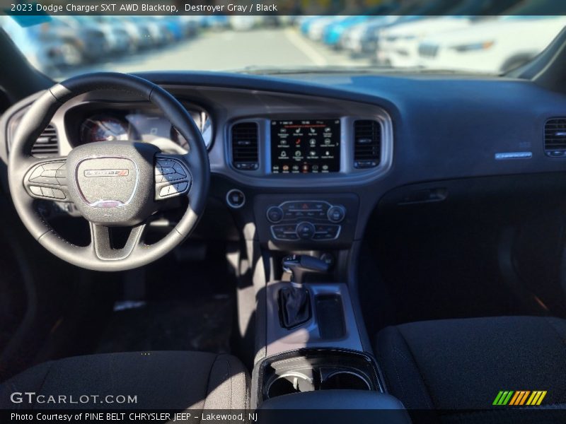 Destroyer Gray / Black 2023 Dodge Charger SXT AWD Blacktop
