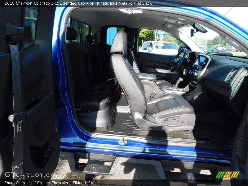 Kinetic Blue Metallic / Jet Black 2018 Chevrolet Colorado ZR2 Extended Cab 4x4