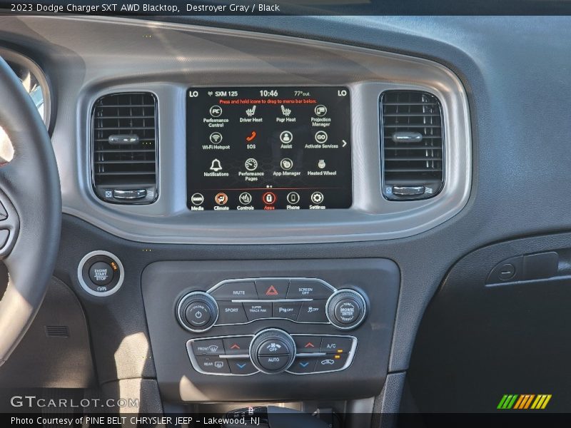 Destroyer Gray / Black 2023 Dodge Charger SXT AWD Blacktop