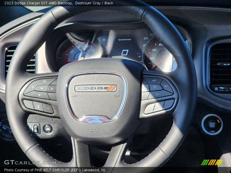 Destroyer Gray / Black 2023 Dodge Charger SXT AWD Blacktop