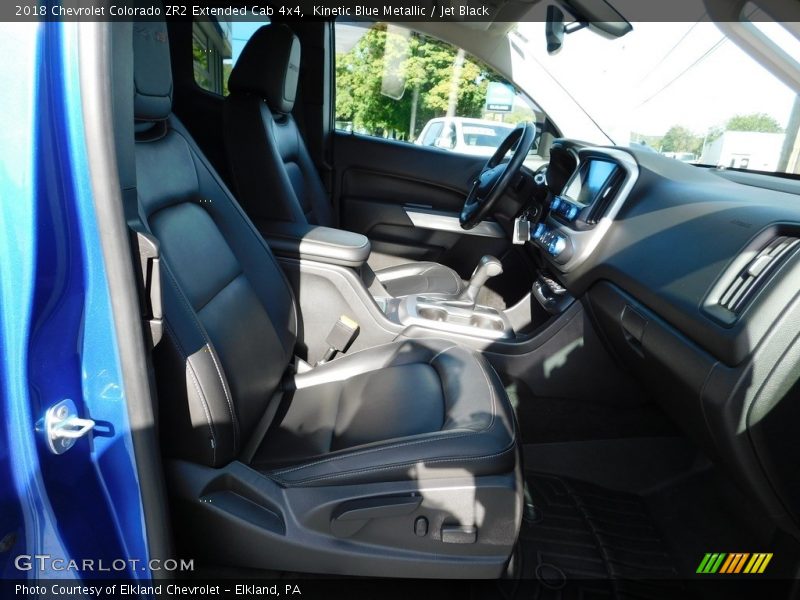 Kinetic Blue Metallic / Jet Black 2018 Chevrolet Colorado ZR2 Extended Cab 4x4