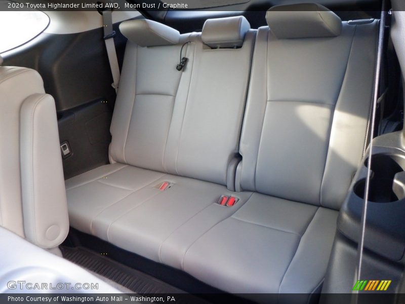 Rear Seat of 2020 Highlander Limited AWD