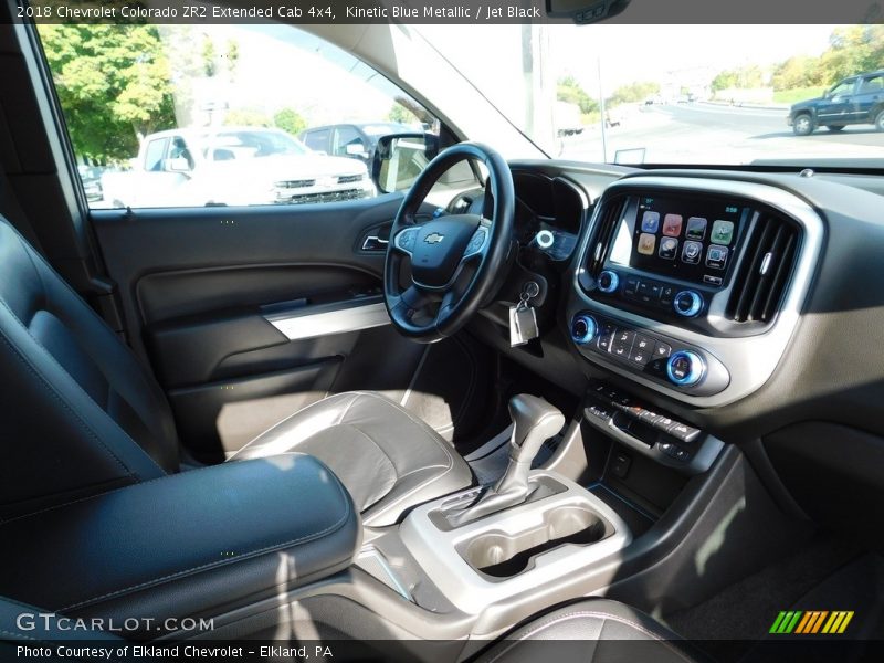 Kinetic Blue Metallic / Jet Black 2018 Chevrolet Colorado ZR2 Extended Cab 4x4