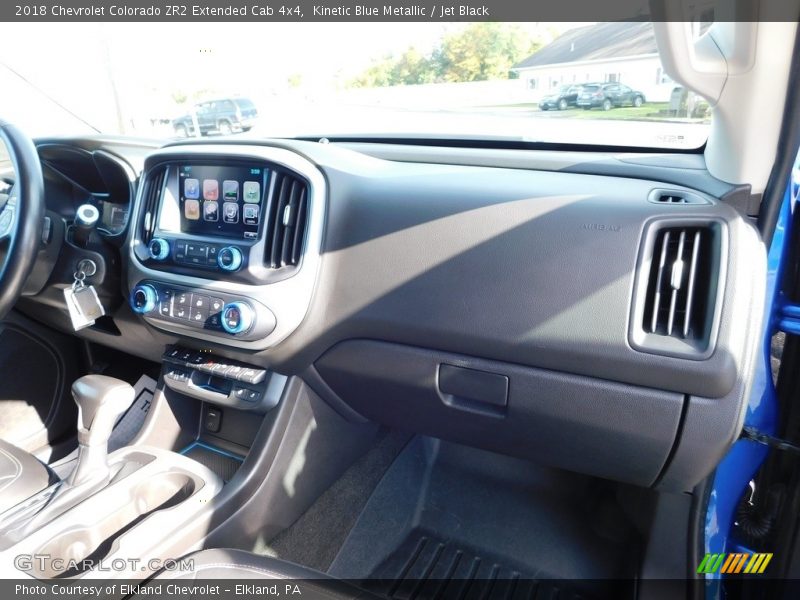 Kinetic Blue Metallic / Jet Black 2018 Chevrolet Colorado ZR2 Extended Cab 4x4