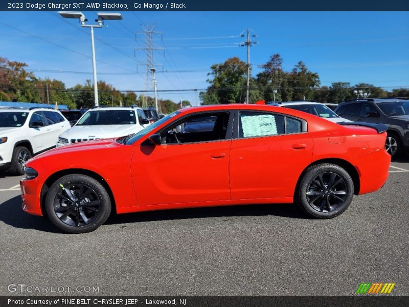  2023 Charger SXT AWD Blacktop Go Mango