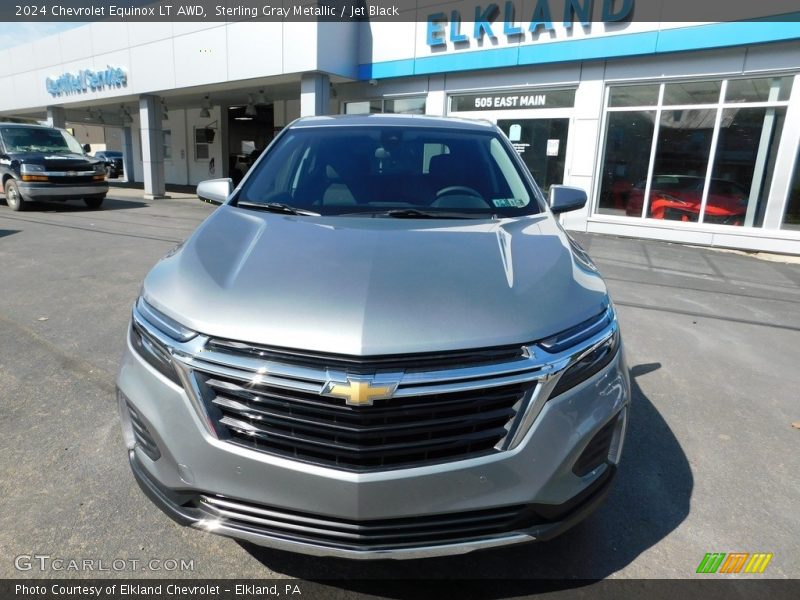 Sterling Gray Metallic / Jet Black 2024 Chevrolet Equinox LT AWD