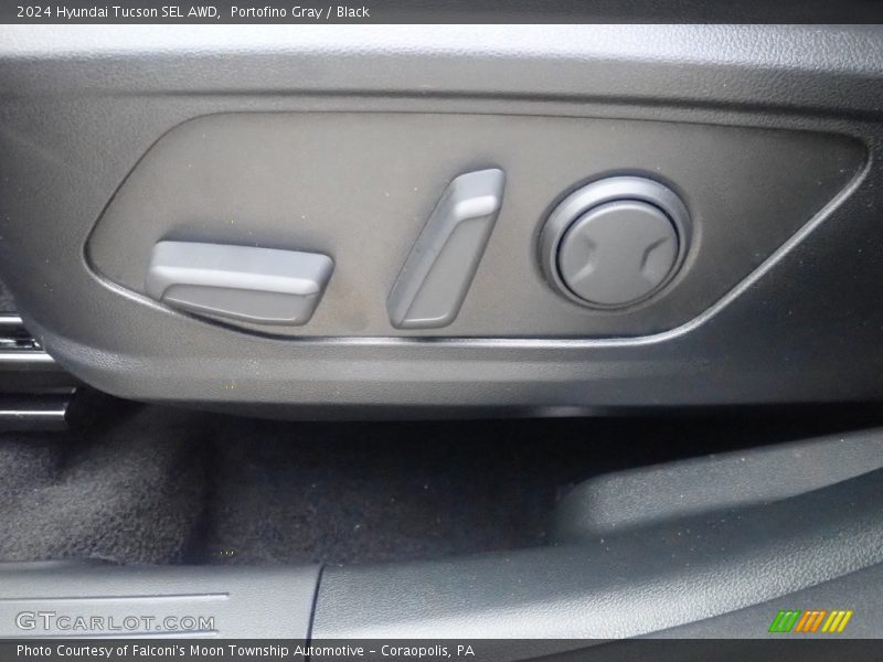 Portofino Gray / Black 2024 Hyundai Tucson SEL AWD