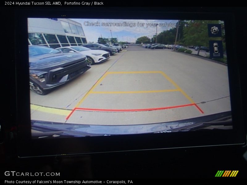 Portofino Gray / Black 2024 Hyundai Tucson SEL AWD