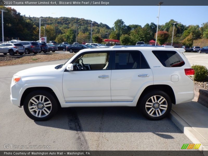 Blizzard White Pearl / Sand Beige 2010 Toyota 4Runner Limited 4x4