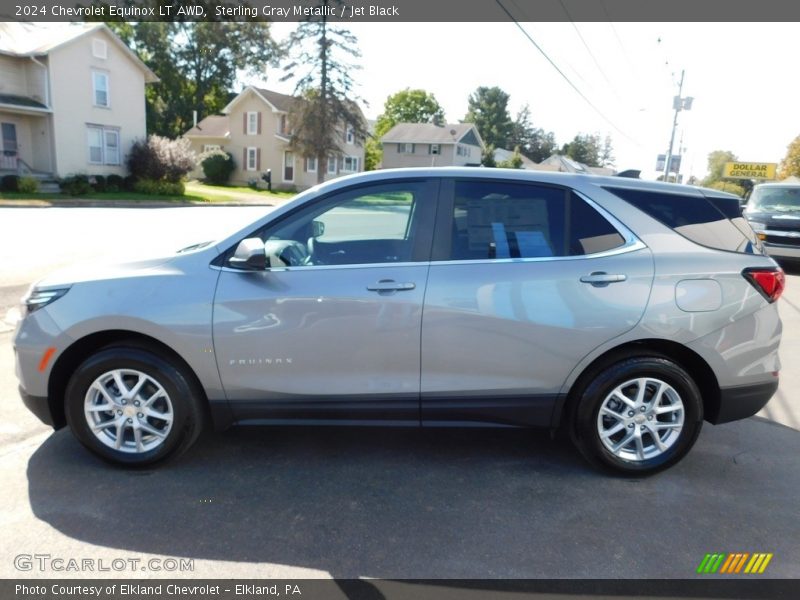 Sterling Gray Metallic / Jet Black 2024 Chevrolet Equinox LT AWD