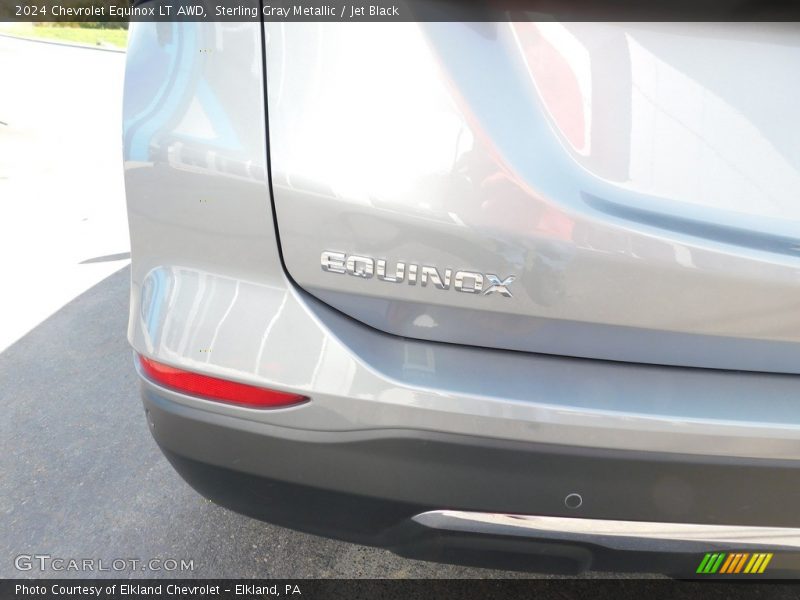 Sterling Gray Metallic / Jet Black 2024 Chevrolet Equinox LT AWD