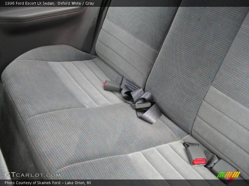 Oxford White / Gray 1996 Ford Escort LX Sedan