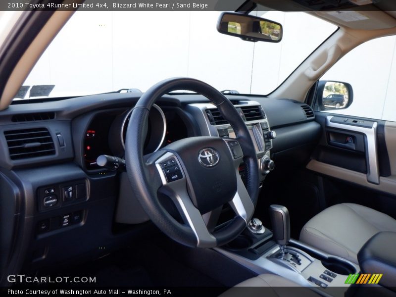 Blizzard White Pearl / Sand Beige 2010 Toyota 4Runner Limited 4x4