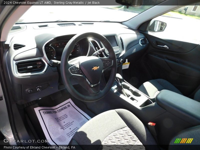 Sterling Gray Metallic / Jet Black 2024 Chevrolet Equinox LT AWD