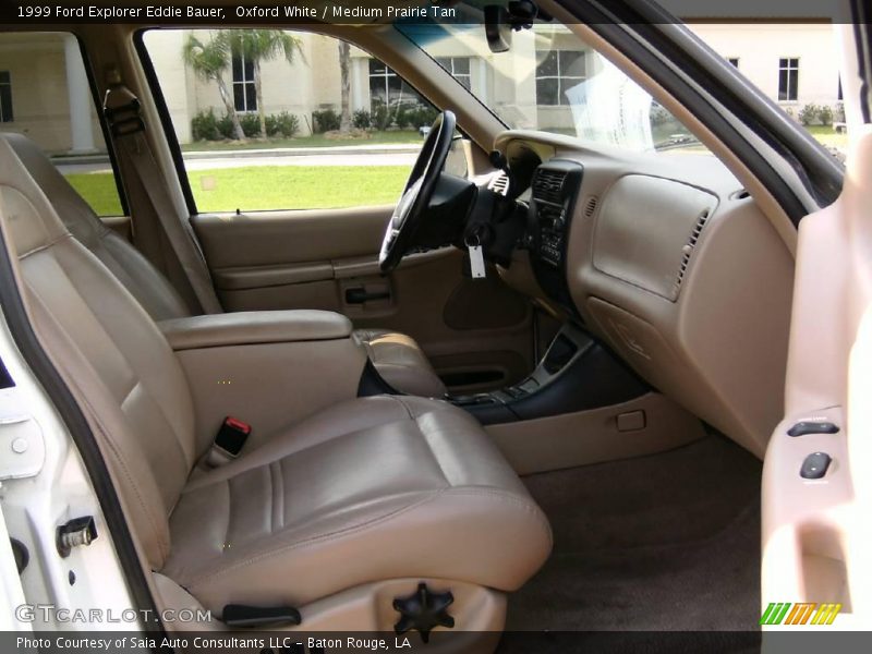 Oxford White / Medium Prairie Tan 1999 Ford Explorer Eddie Bauer