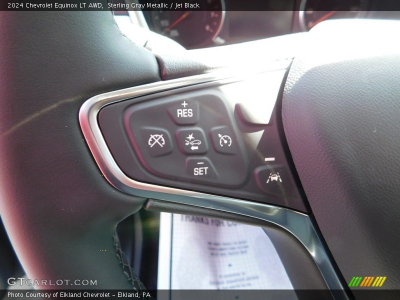 Sterling Gray Metallic / Jet Black 2024 Chevrolet Equinox LT AWD