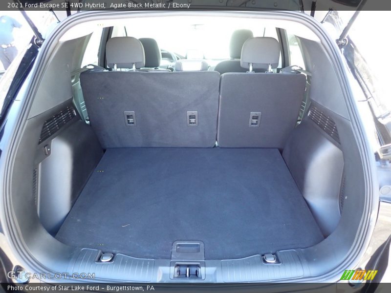 Agate Black Metallic / Ebony 2021 Ford Escape SE 4WD Hybrid