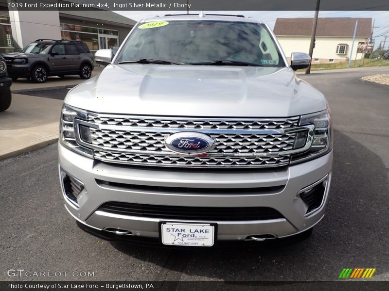 Ingot Silver Metallic / Ebony 2019 Ford Expedition Platinum 4x4