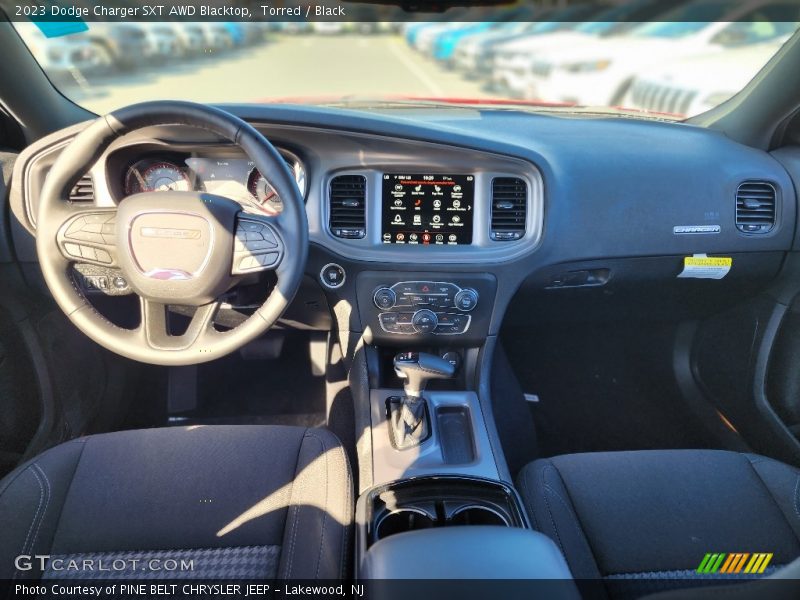 Dashboard of 2023 Charger SXT AWD Blacktop