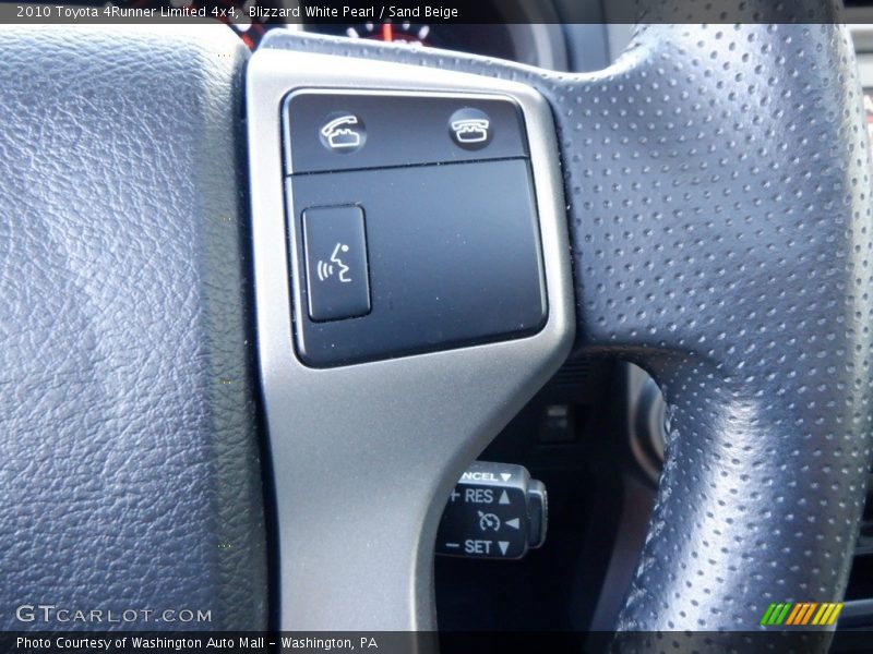 Blizzard White Pearl / Sand Beige 2010 Toyota 4Runner Limited 4x4