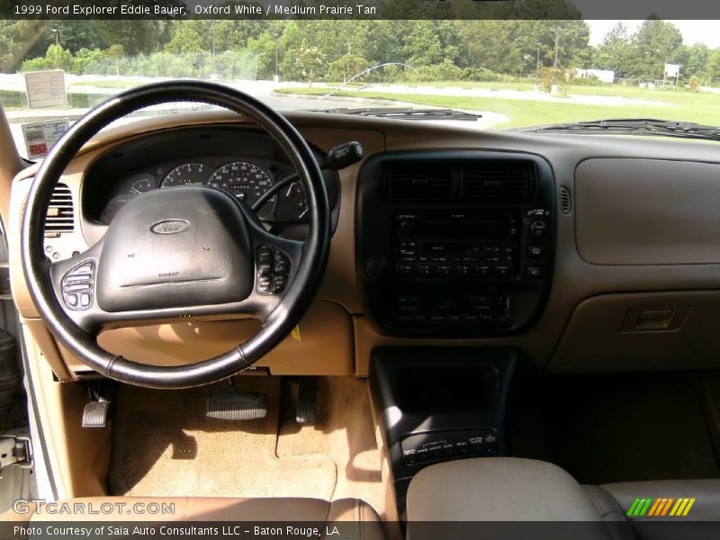 Oxford White / Medium Prairie Tan 1999 Ford Explorer Eddie Bauer