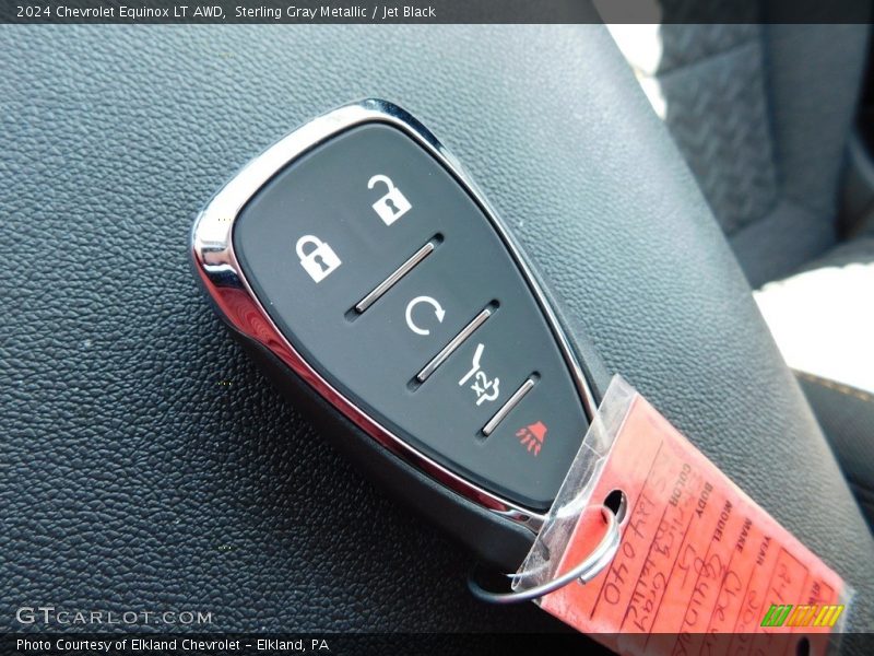 Sterling Gray Metallic / Jet Black 2024 Chevrolet Equinox LT AWD