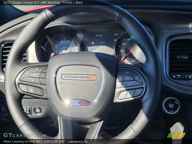 Torred / Black 2023 Dodge Charger SXT AWD Blacktop