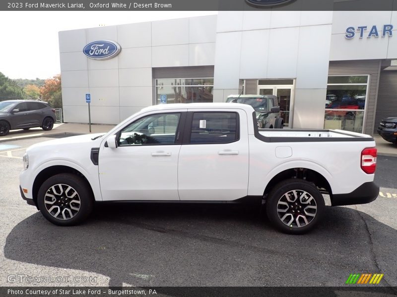  2023 Maverick Lariat Oxford White