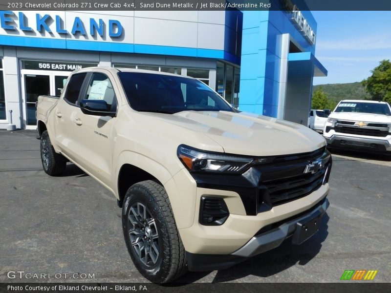 Sand Dune Metallic / Jet Black/Adrenaline Red 2023 Chevrolet Colorado Z71 Crew Cab 4x4