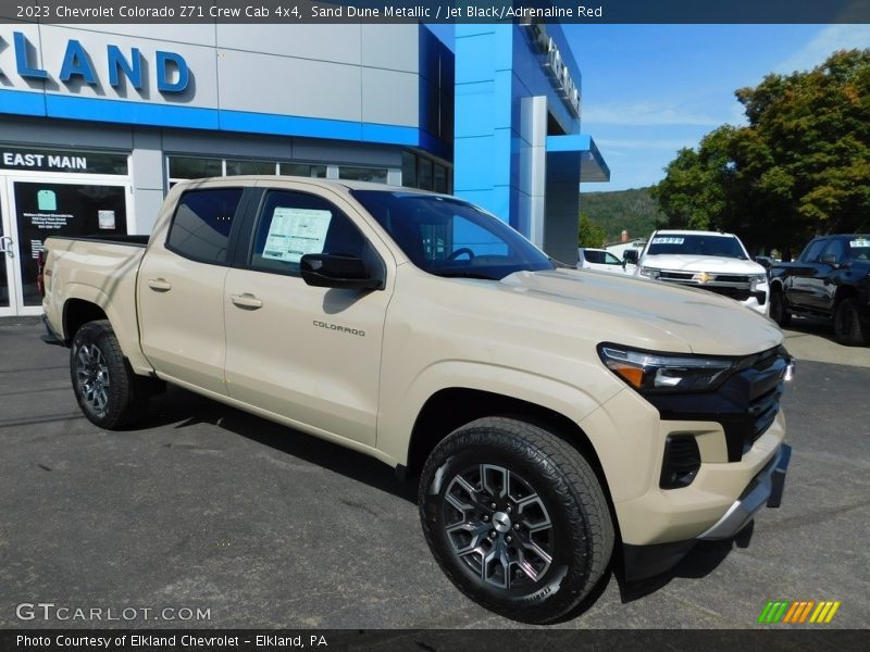 Sand Dune Metallic / Jet Black/Adrenaline Red 2023 Chevrolet Colorado Z71 Crew Cab 4x4