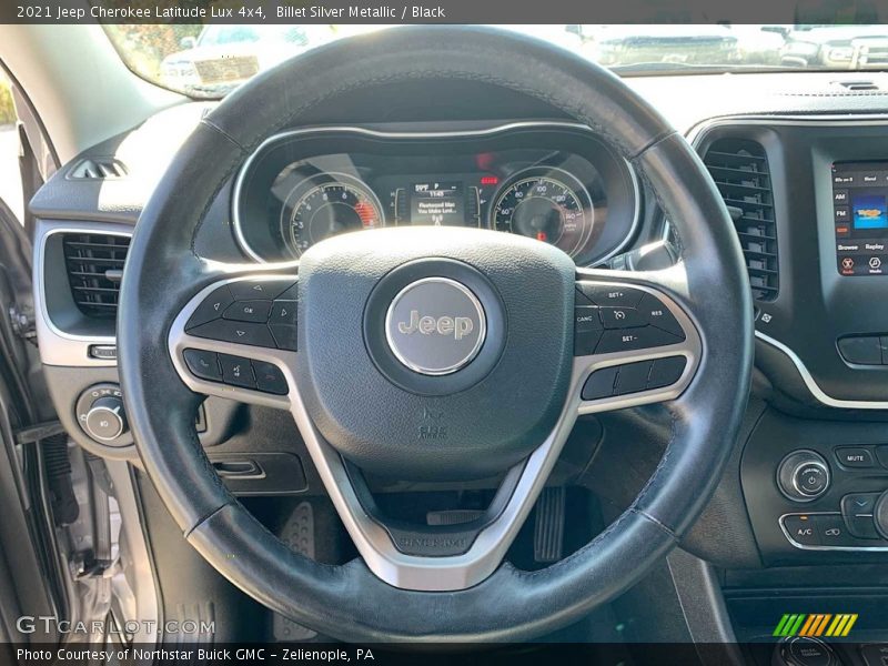 Billet Silver Metallic / Black 2021 Jeep Cherokee Latitude Lux 4x4
